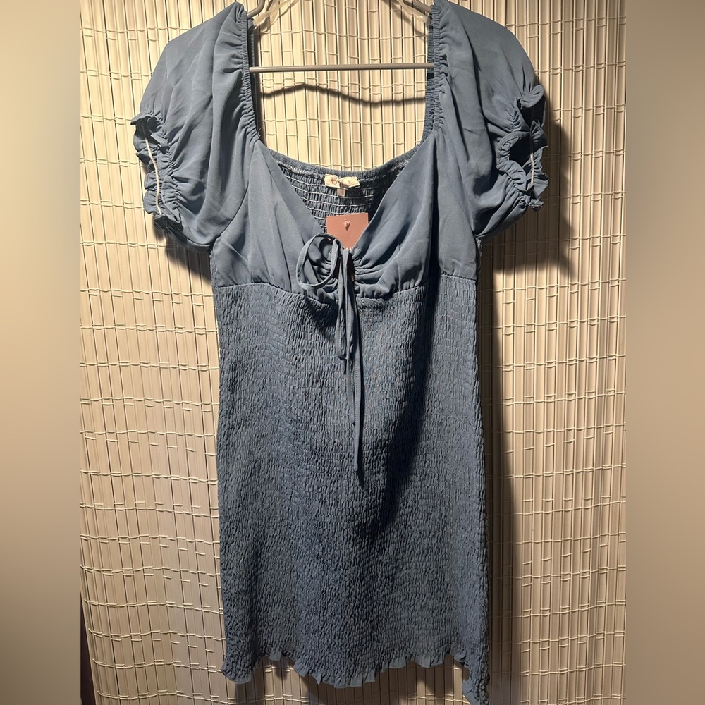 Blue dress